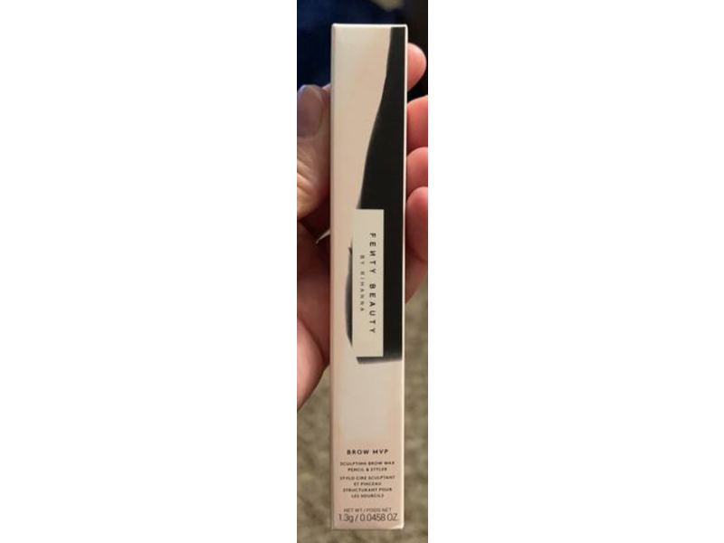 Fenty Beauty By Rihanna Brow MVP Sculpting Brow Wax Pencil & Styler, 0.0458 oz/1.3 g