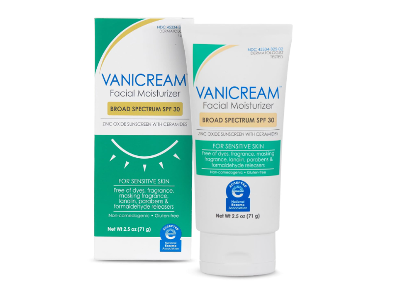 Vanicream Facial Moisturizer, SPF 30, 2.5 oz/71 g