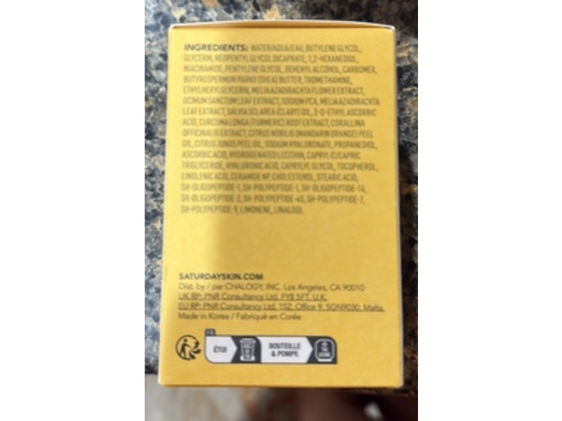 Saturday Skin Serum, Yuzu Vitamin C + Water Blossom, 1.69 fl oz/50 mL