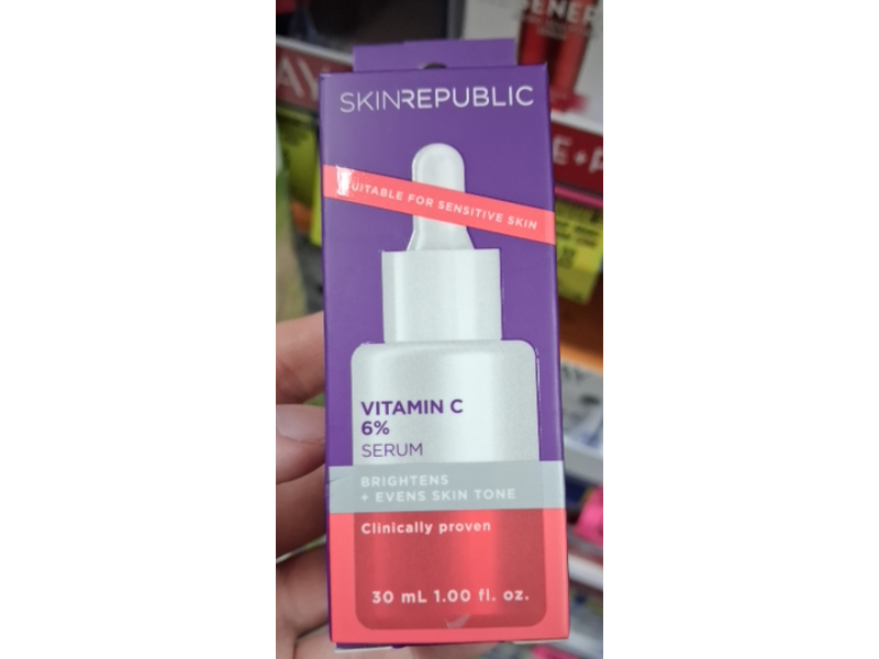 Skin Republic Serum, Vitamin C 6%, 1 fl oz/30 mL
