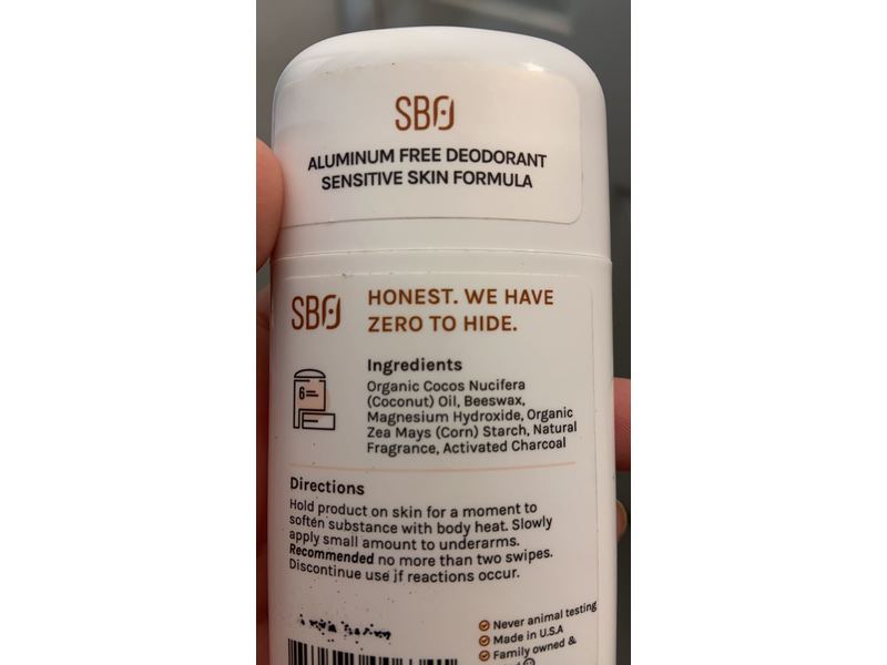 Stinkbug Natural Amber Sage Charcoal Deodorant, 2.1 oz/60 g