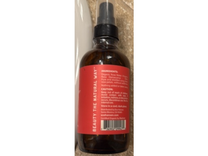 Eve Hansen Rose Water, 4 fl oz/120 mL