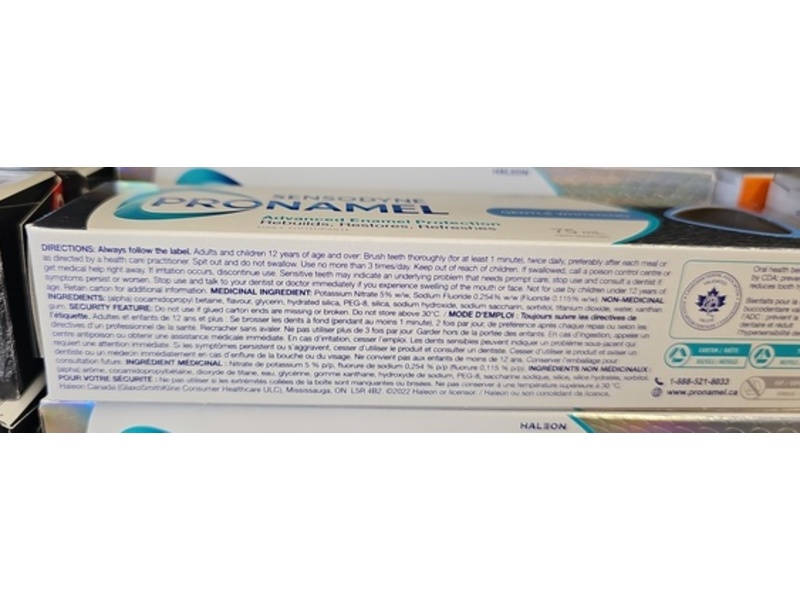 Sensodyne Pronamel Gentle Whitening Toothpaste, 75 mL