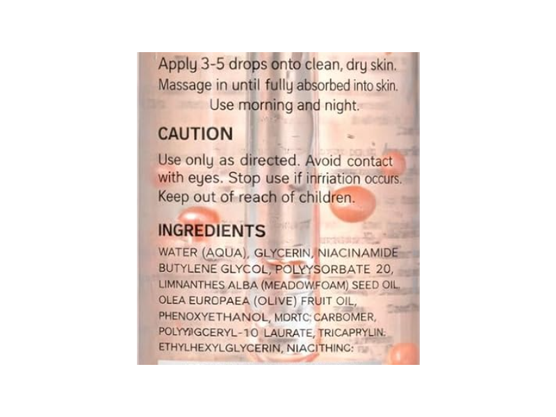 Spa Scentials Glow Niacinamide Serum, Brighten & Tone, 30 mL/1 fl oz