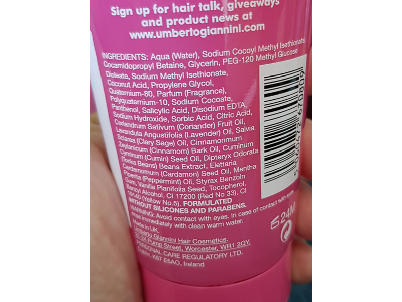 Umberto Giannini Curl Defining Shampoo, Curl Jelly Wash, Vitamin B5, 8.4 fl oz/250 mL