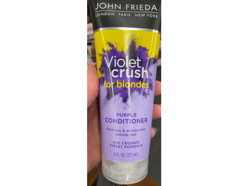 John Frieda Pure Conditioner, Violet Crush, 6 fl oz/177 mL