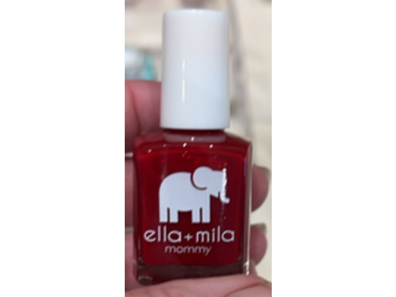 Ella+Mila Mommy Nail Polish, Paint the Town Red, 0.45 fl oz/13.3 mL