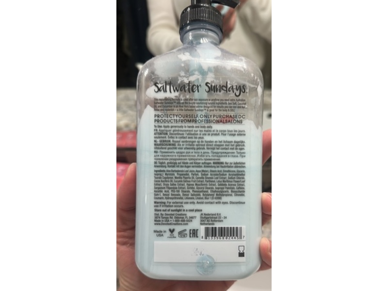 Devoted Creations Saltwater Sundays Moisturizer, 18.25 fl oz/540 mL