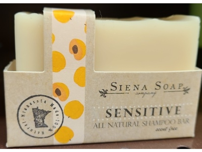 Siena Soap Sensitive All Natural Shampoo Bar, 4 fl oz