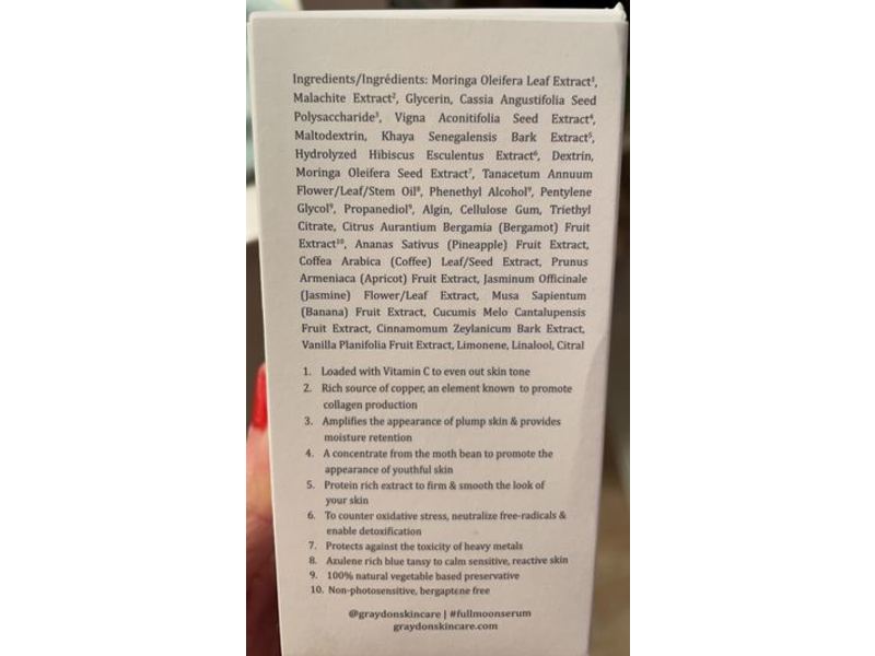 Graydon Fullmoon Serum, 1 fl oz/30 mL
