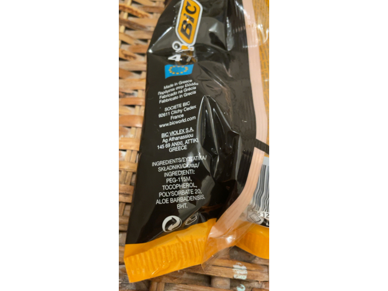 Bic 4 Flex Ultra Soft Shave Razor Blades, Aloe & Vitamin E, Pack Of 4