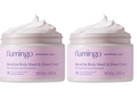 Flamingo Sensitive Body Wash & Shave Clean Duo, Lilac & Jasmine 10.5 fl oz fl oz/310.5 mL, Pack Of 2 - thumbnail 1