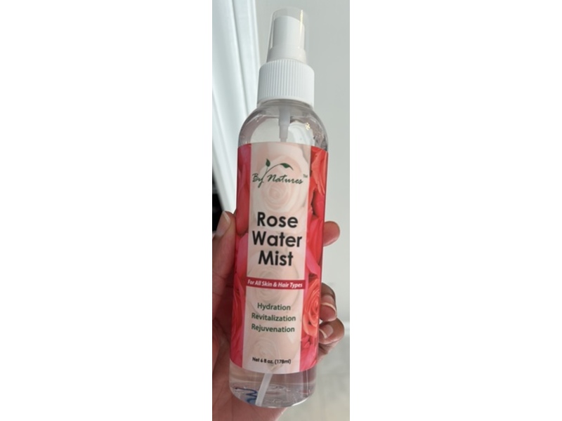 By Natures Rose Water Mist, 6 fl oz/178 mL