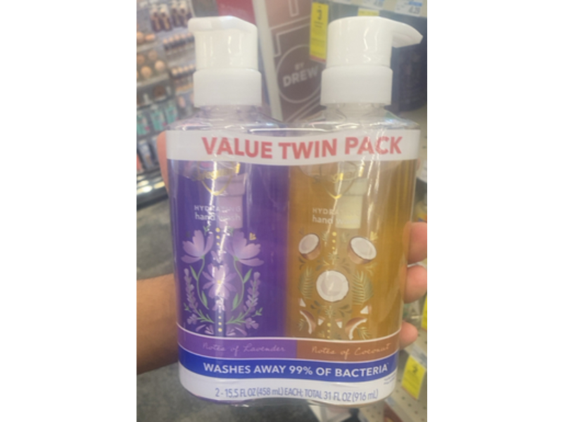 Safeguard Hydrating Hand Wash, Notes of Lavender & Coconut, 15.5 fl oz/458 mL, Twin Pack