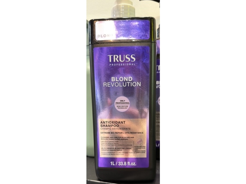 Truss Blond Revolution Antioxidant Shampoo, 3.8 fl oz/1 L
