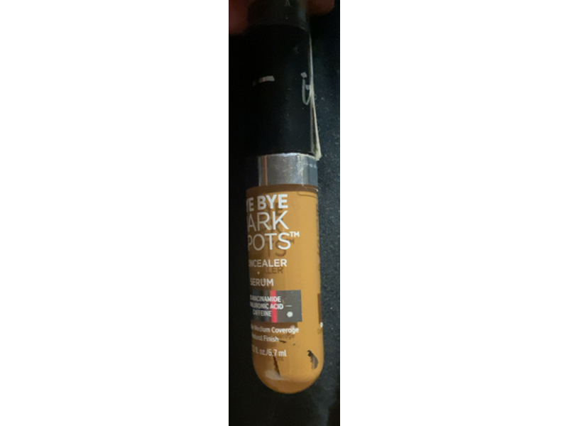 It Cosmetics Bye Bye Dark Spots Concealer+ Serum, Rich Warm, 0.22 fl oz/6.7 mL