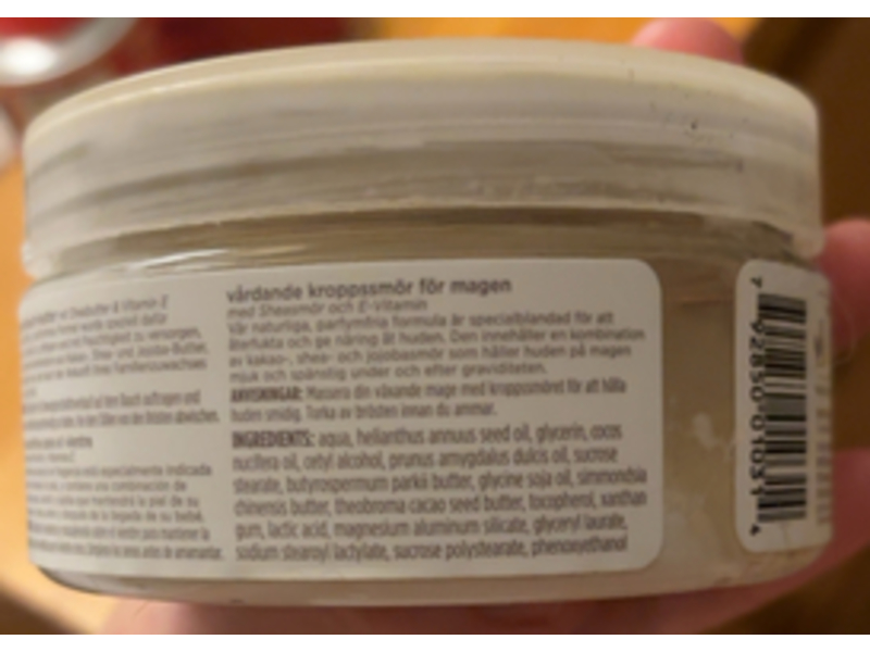 Burt's Bees Mama Nourishing Belly Butter, Shea Butter & Vitamin E, 6.5 oz/184.2 g