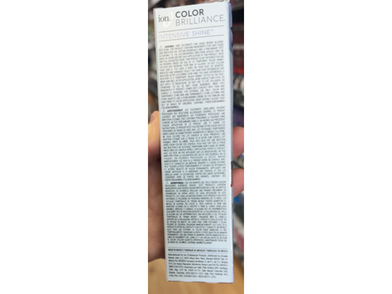 Ion Intensive Shine Permanent Hair Color, 7RR Intense Red, 2.05 oz/58.2 g