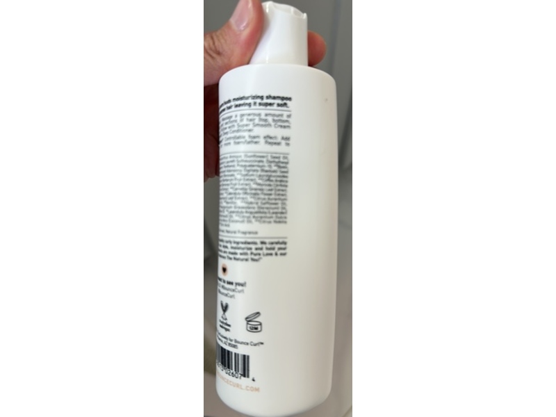 Bounce Curl Pure Silk Moisturizing Shampoo, Sunflower Oil & Biotin, 8 fl oz/237 mL