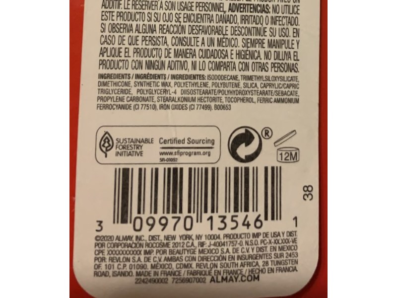 Almay All-Day Intense Gel Eyeliner, 110 Rich Black, 0.045 oz/13 g