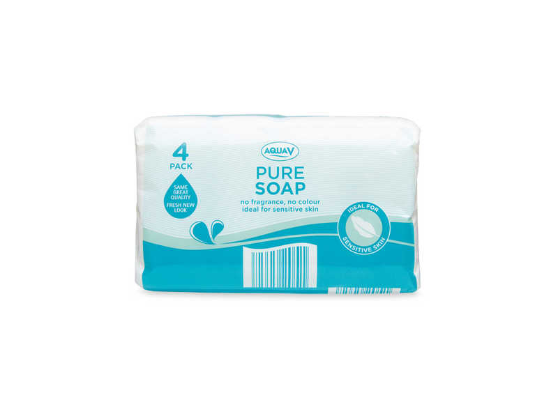 Aquav Pure Soap, 4 count Ingredients and Reviews