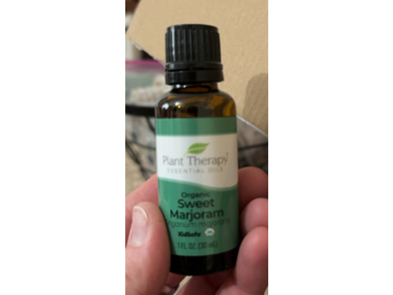 Plant Therapy Organic Sweet Marjoram Essential Oil, 1 fl oz/30 mL