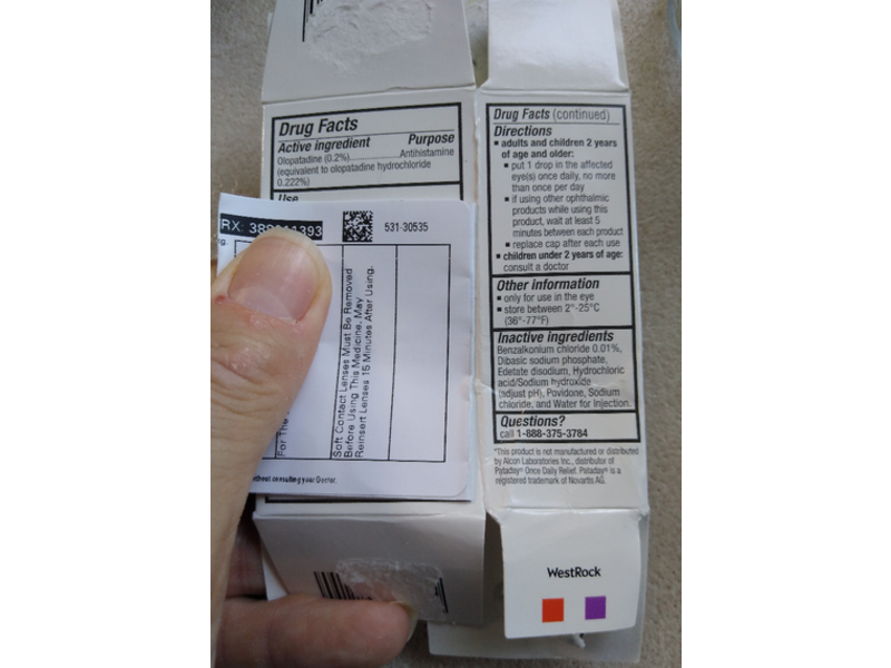 Rugby Olopatadine Hcl Ophthalmic Solution, Usp, 0.2%, 2.5 mL