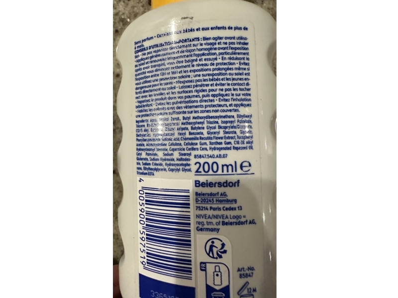 Nivea Sun 5 In 1 Sensitive Protect Babies & Kids Spray, SPF50+, 200 mL