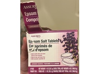 Assured Epsom Salt Tablets, Lavender Scented, 1 fl oz/28.3 g, 6 Pack - thumbnail 1