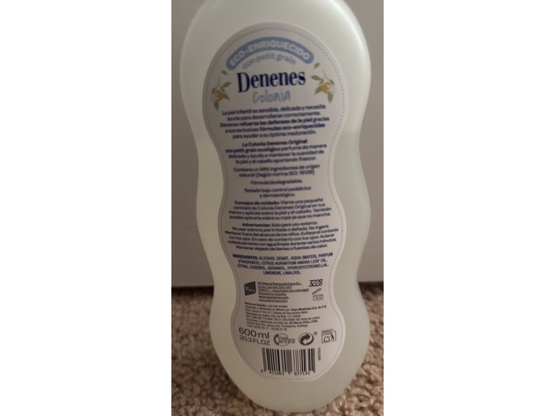 Denenes Baby Cologne, Original, 20.3 fl oz/600 mL