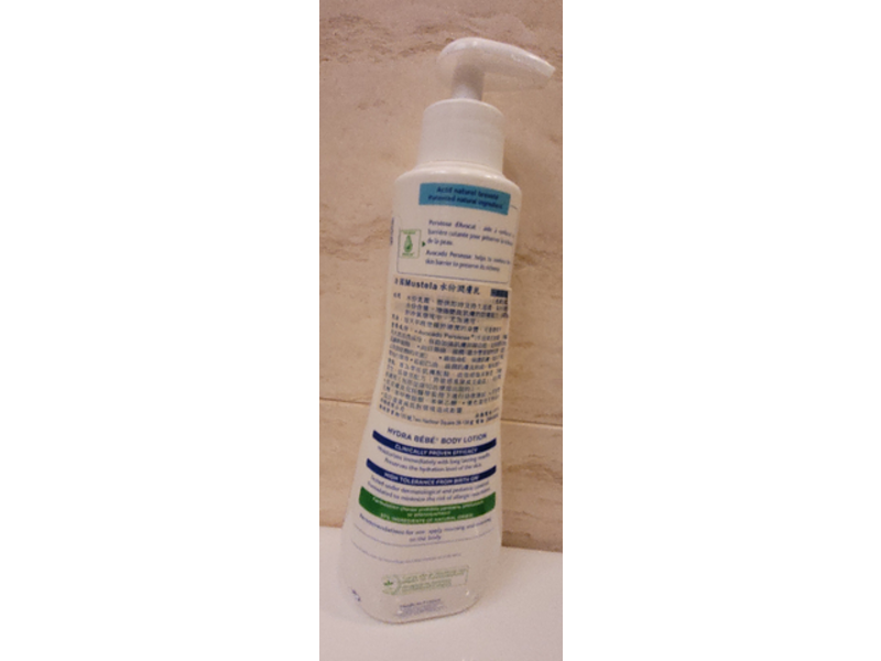 Mustela Hydra Bebe Body Lotion, Natural Avocado Perseose, 10.14 fl oz/300 ml