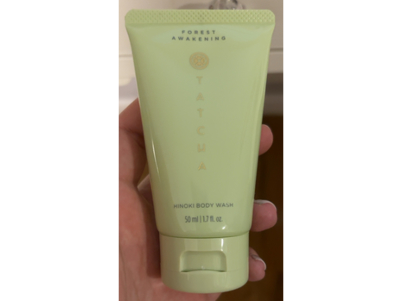 Tatcha Forest Awakening Body Wash, Hinoki, 1.7 fl oz/50 mL