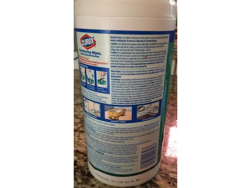 Clorox Disinfecting Wipes, Fresh Scent, 3.3 oz/547 g, 75 Count