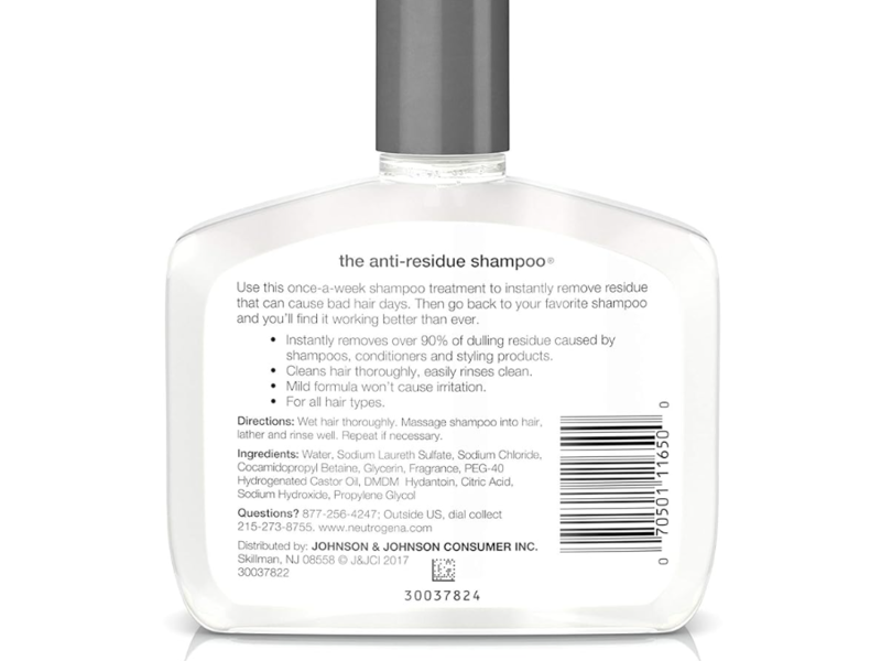 Neutrogena Anti-Residue Shampoo, 12 fl oz/354 mL