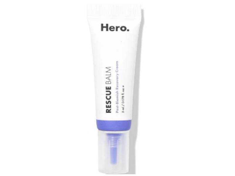 Hero Cosmetics Rescue Balm Post-Blemish Recovery Cream, 0.178 fl oz/5 mL
