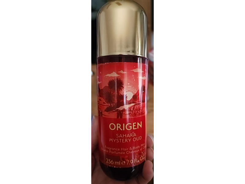 Origen Fragrance Hair & Body Mist, Sahara Mystery Oud, 7.9 fl oz/236 mL