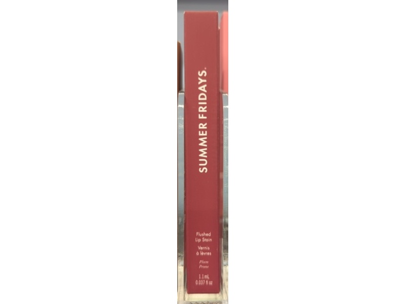 Summer Fridays Flushed Lip Stain, Plum, 0.037 fl oz/1.1 mL