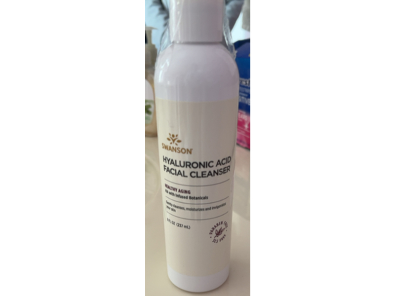 Swanson Hyaluronic Acid Facial Cleanser, 8 fl oz/237 mL