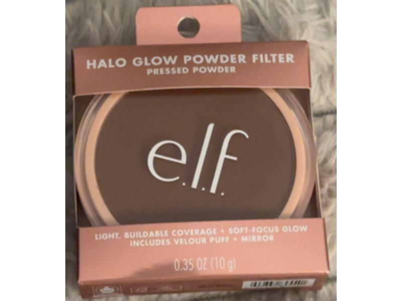 e.l.f. Cosmetics Halo Glow Powder Filter Pressed Powder, Rich Warm, 0.35 oz/10 g