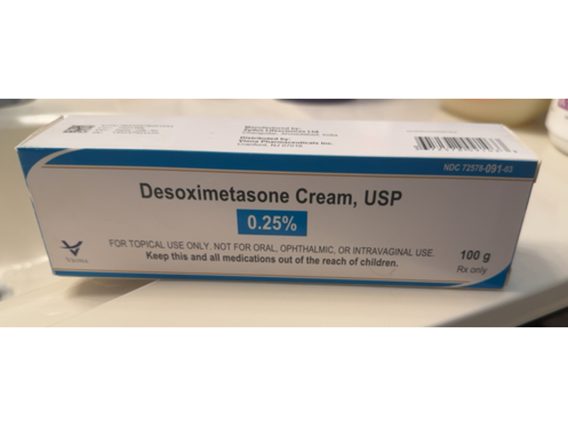 Desoximetasone Cream 0.25%, 100 g, Vionna (Rx)