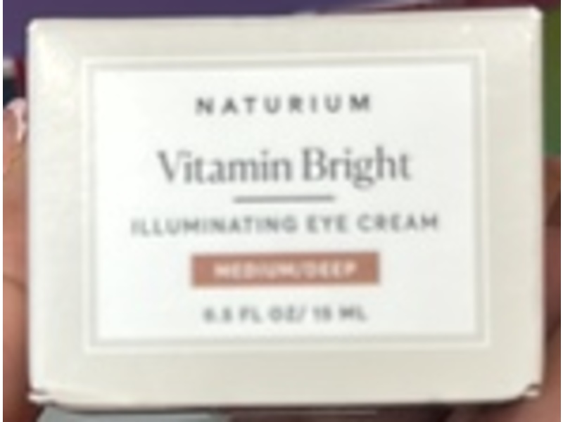 Naturium Vitamin Bright Illuminating Eye Cream, Medium/Deep, 0.5 fl oz/15 mL