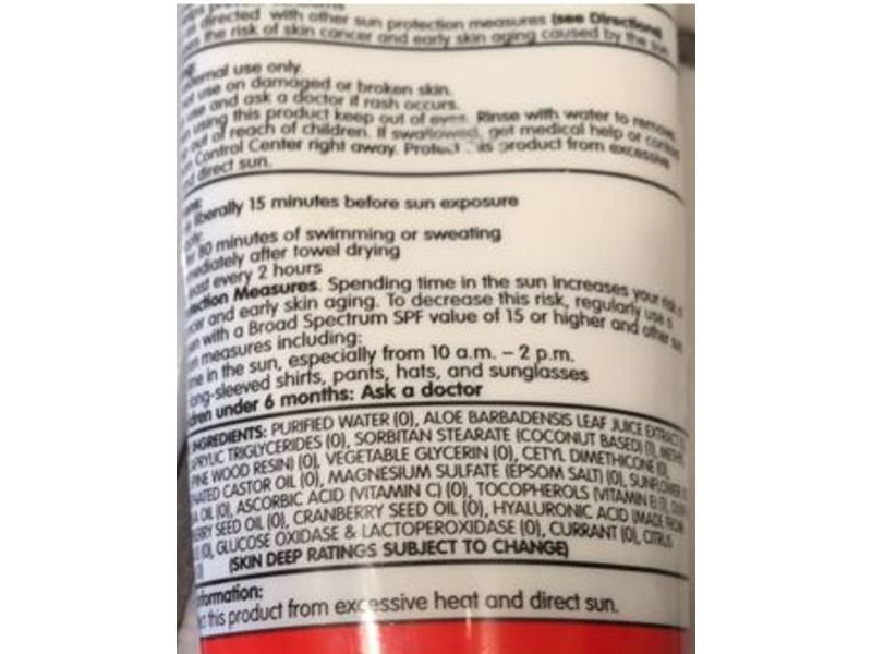 Thinksport SPF 50+ Sunscreen, 3 fl oz/89 mL