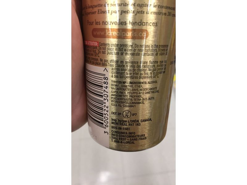 L'Oreal Paris Elnett Hairspray, Extra Strong Hold, 250 ml