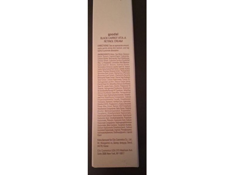 Goodal Black Carrot Vita-A Retional Cream, 1.69 fl oz/50 mL