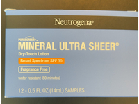 Neutrogena Mineral Ultra Sheer Dry Touch Lotion, SPF 30, 0.5 fl oz/14 mL, - Image 3