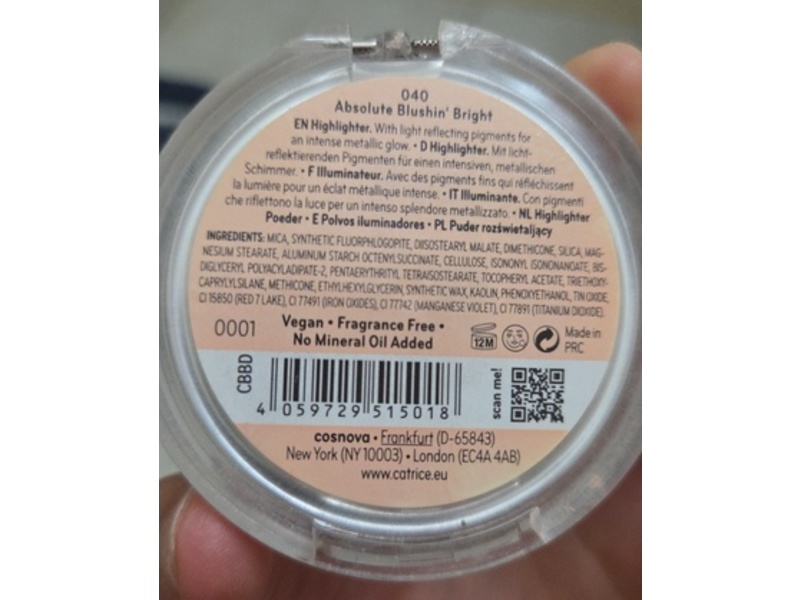 Catrice Cosmetics More Than Glow Highlighter, 040 Absolute Blushin' Bright, 0.20 oz/5.9 g