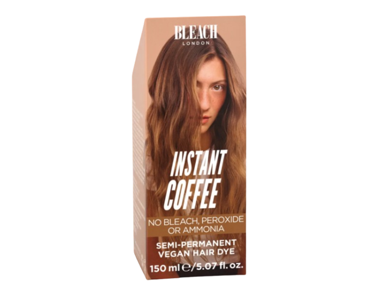 Bleach London Semi-Permanent Vegan Hair Dye, Instant Coffee, 5.07 fl oz/150 mL