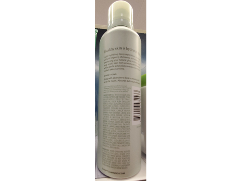 美容液 Flamingo's ESSENCE Flamingo Light Hydrating Spray, 6.7 oz/189 g Ingredients and