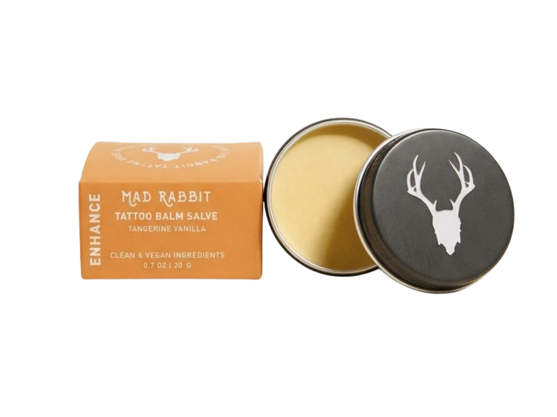 Mad Rabbit Vanilla Tattoo Balm Salve, Tangerine, 0.7 oz/20 g
