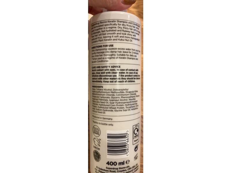 Revive Hair Care Keratin Conditioner, 400 mL